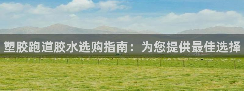 尊龙凯时vip：塑胶跑道胶水选购指南：为您提供最佳选择