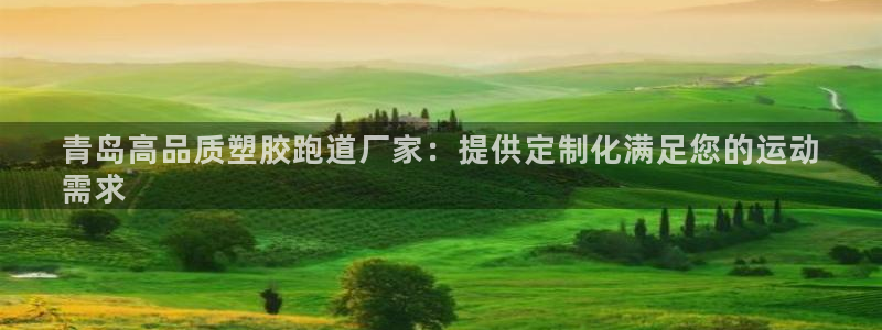 尊龙凯时邀请码：青岛高品质塑胶跑道厂家：提供定制化满