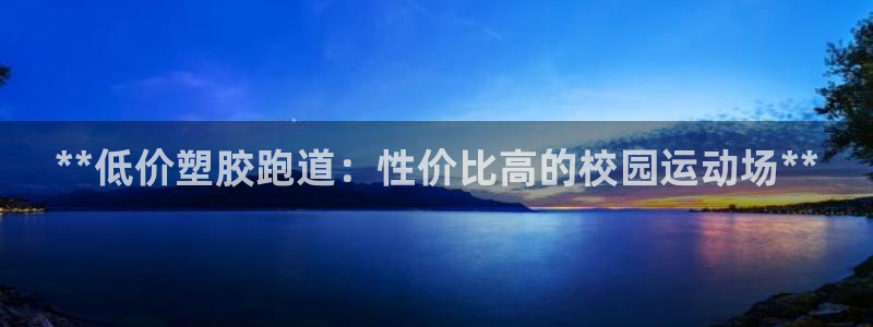 尊龙平台登录：**低价塑胶跑道：性价比高的校园运动场**