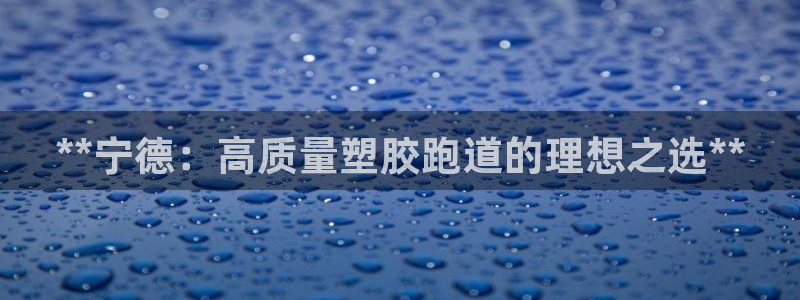 尊龙目前照片：**宁德：高质量塑胶跑道的理想之选**