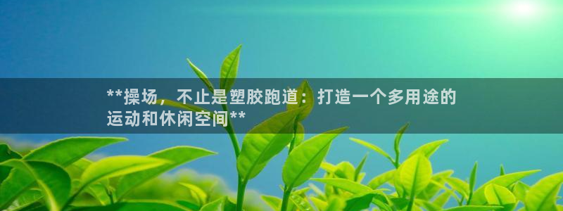 尊龙z6.con：**操场，不止是塑胶跑道：打造一个多用途的