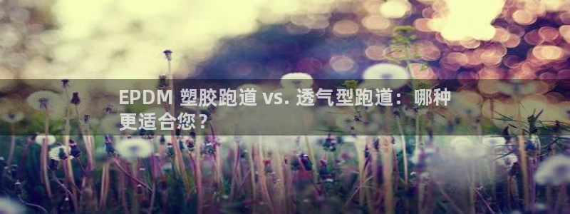 尊龙凯时集团：EPDM 塑胶跑道 vs. 透气型跑道